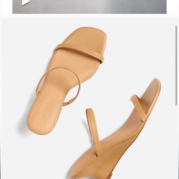 Madewell wedges size 7.5 small marking at front never worn - Picture 4 of 9